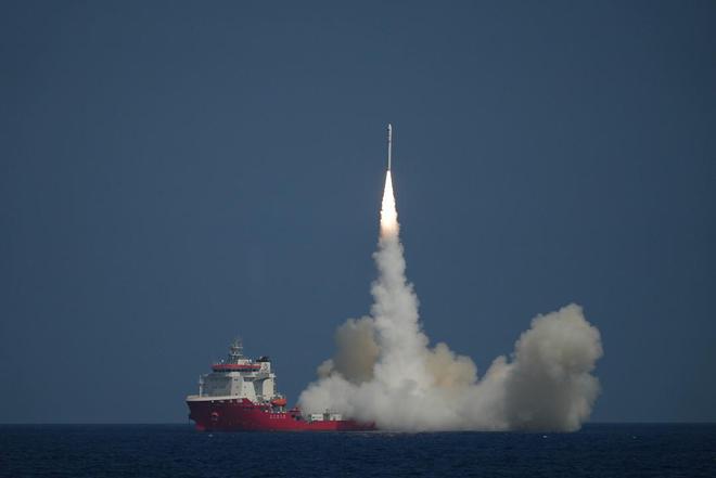 谷神星一號(hào)海射型（遙三）成功將6顆衛(wèi)星送入太陽同步軌道(圖1)